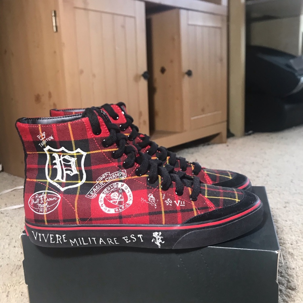 Ralph Lauren polo shoes x Mcm collab. Size 10.5